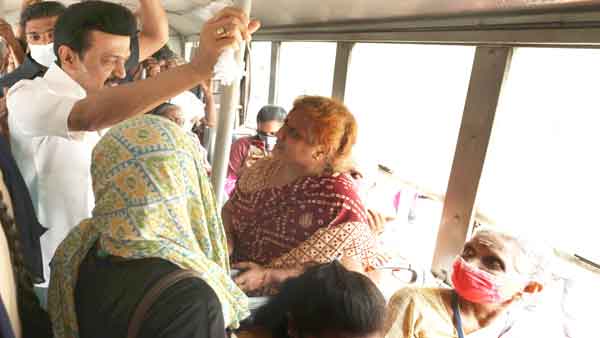 Tamil Nadu CM Stalin hops on a bus, interacts with passengers about 1 year of governance