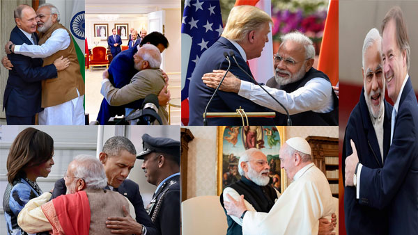 How PM Modi's 'hugplomacy' with world leaders has given a personal touch