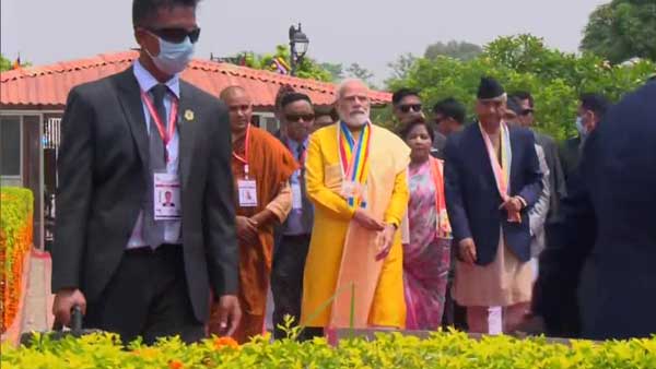 Happy to be here says PM as he arrives in Nepal