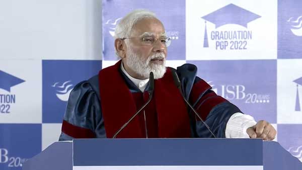 Today the world is realising that India means business: PM Modi at ISB, Hyderabad