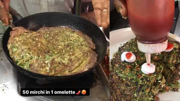 Tried ‘440 Volt’ Omelette? This street vendor’s super spicy recipe will surely blow your mind