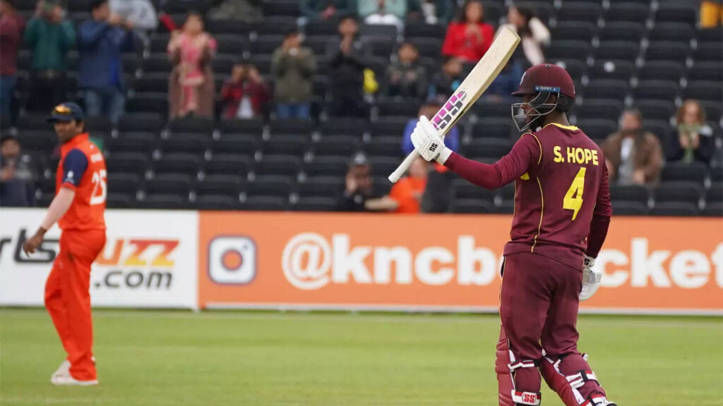 1st ODI: Teja shines for the Dutch but Hope's century wins it for Windies