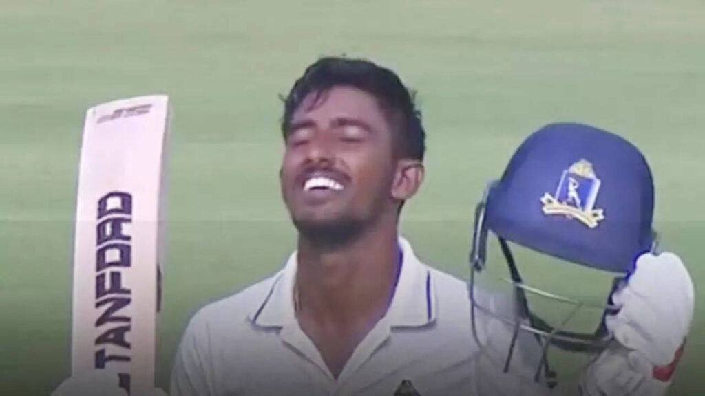 Ranji Trophy: Young Gharami announces arrival with hundred