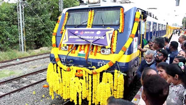 In pics: India's first private train service under ‘Bharat Gaurav Scheme' flagged off