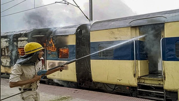 Trains set on fire, stations vandalised as Agnipath stir rages on