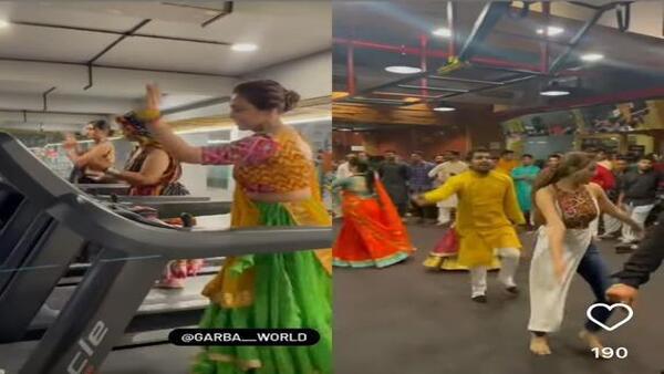 Women perform Garba on treadmill, but internet is not impressed