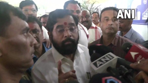 Will follow SC's directions: Eknath Shinde at Guwahati airport