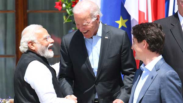 PM Modi to participate in two sessions at the G7 summit today