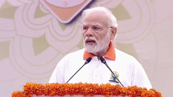 PM Modi's speech at 8th International Yoga Day celebration: Highlights