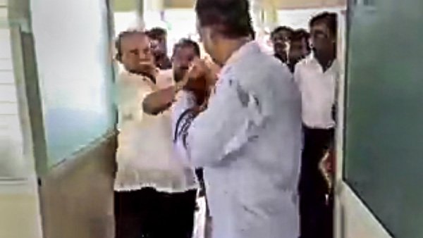 JDS MLA slaps college principal in Karnataka’s Mandya, video goes viral