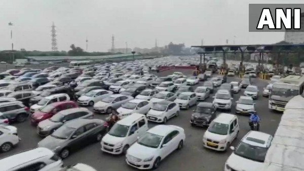 Bharat Bandh: Huge jams on Delhi-Gurugram expressway as cops check vehicles