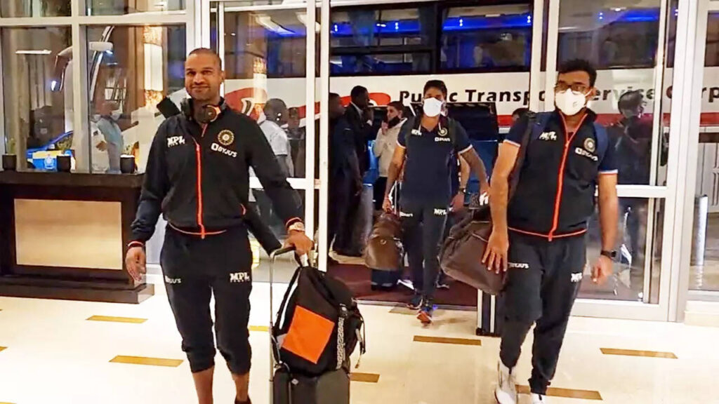 Team India arrives in Trinidad for white-ball series vs WI