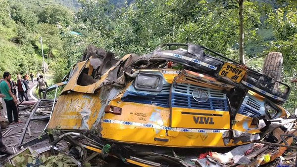 Himachal Pradesh: 16, including school children, dead after bus falls into Gorge in Kullu