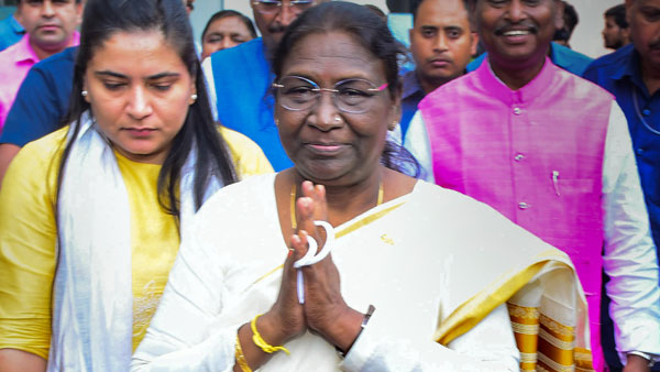 Draupadi Murmu becomes 15th President of India