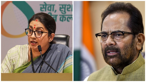 President accepts Naqvi, RCP Singh's resignation; Irani, Scindia given additional responsibility