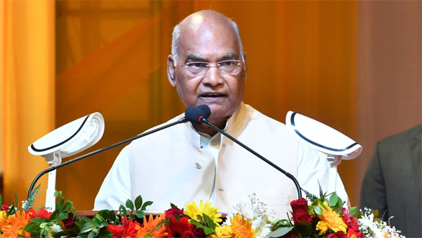 President Kovind says India’s democracy deeply influenced by Buddhism, refers to national emblem