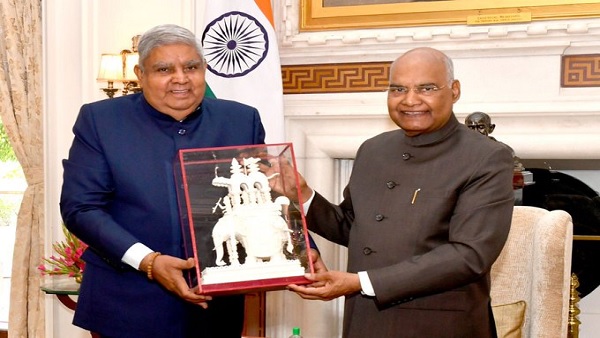 President Kovind accepts Dhankhar's resignation