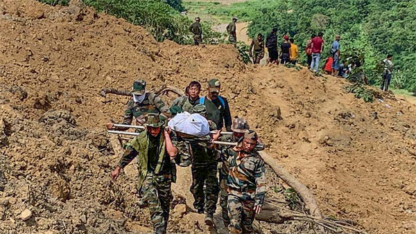 Toll in Manipur landslide rises to 24, 38 still missing