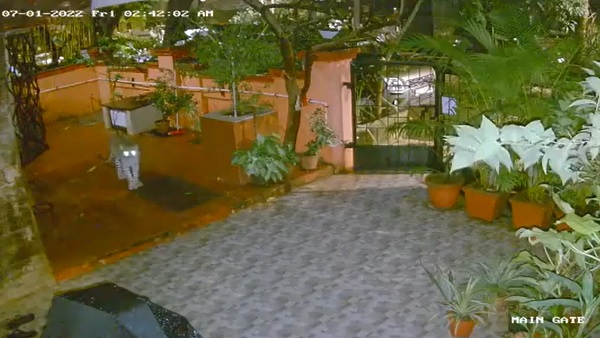 Viral video: Leopard caught entering residential area in Aarey Colony