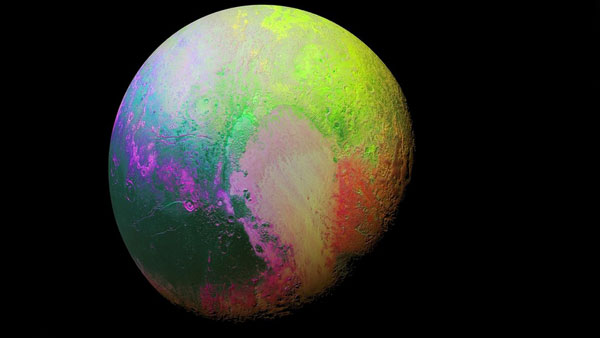 NASA shares stunning rainbow coloured image of Pluto [See pic]