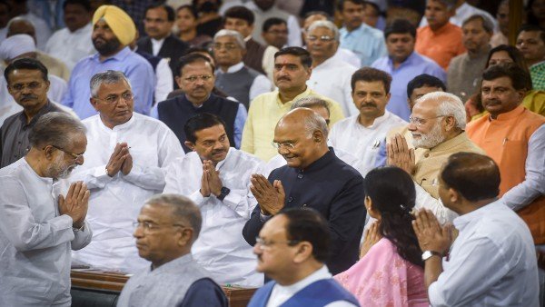 Parliamentarians bid farewell to President Ram Nath Kovind