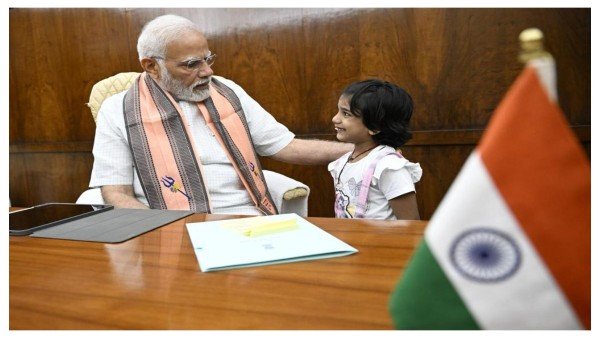 'Do you know what I do?' PM Modi asks 5-year-old; her reply will leave you in splits