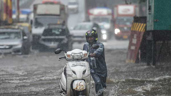 Mumbai rains: Heavy downpur lashes city amid orange alert; public transport services unaffected