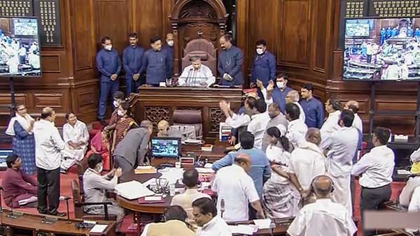 Parliament roundup: 19 Rajya Sabha MPs suspended for a week and more