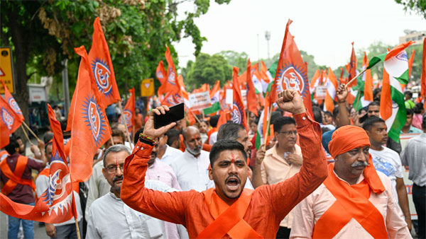 Sankalp March held by Hindu outfits in Delhi