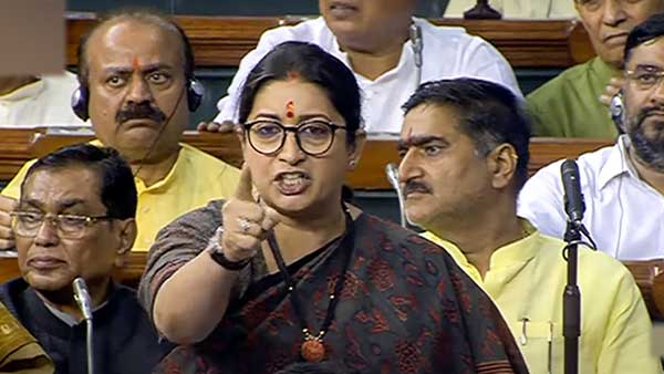 Parliament roundup: Dramatic exchange in LS between Sonia Gandhi, Smriti Irani on day 9 and more