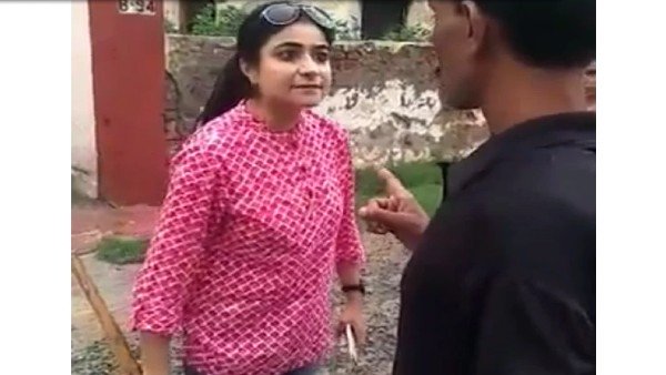 Animal rights activist woman beats Agra society guard over alleged ill-treatment of stray dogs, video viral