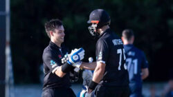 Chapman ton powers NZ to seven-wicket win over Scotland