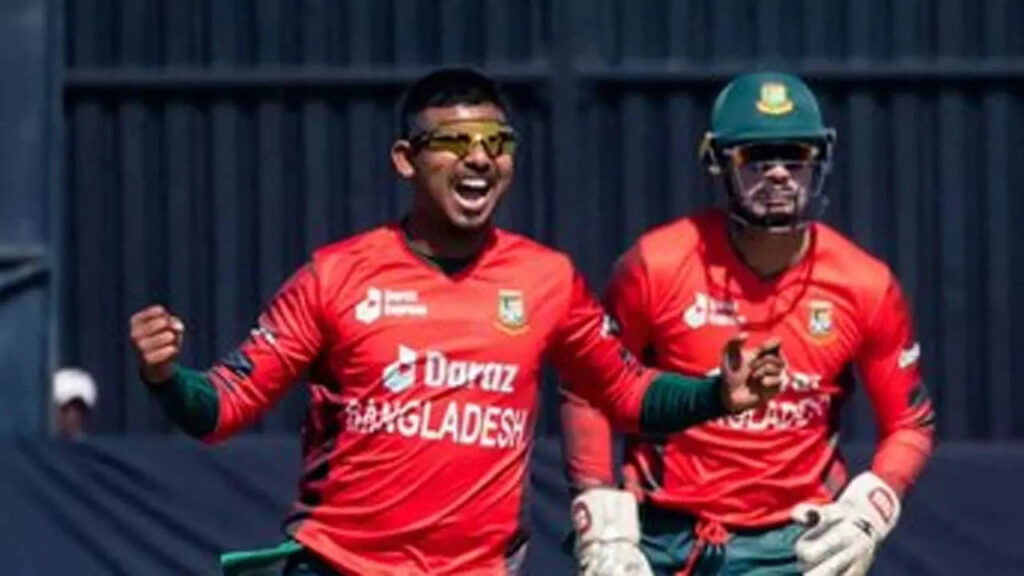 Mosaddek Hossain to lead Bangladesh in Zimbabwe decider