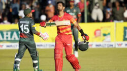 Raza stars in great run chase as Zimbabwe win Bangladesh ODI series