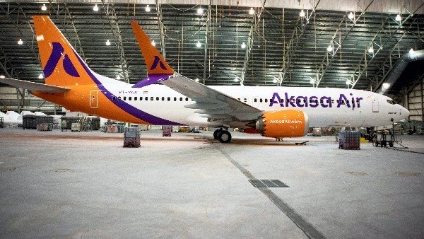 Akasa Air's first flight takes off from Mumbai to Ahmedabad