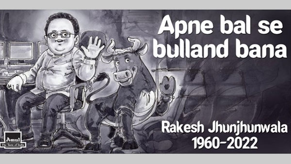 Apne bal se bulland bana’: Amul pays tribute to Rakesh Jhunjhunwala