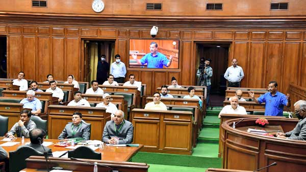 Delhi Assembly: Kejriwal to take majority test today; AAP, BJP leaders stage overnight Dharna | Top points