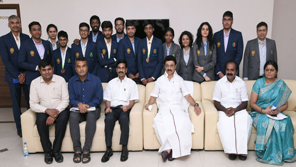 Indian teams that won bronze in Chess Olympiad to get Rs 1 crore prize announces M K Stalin