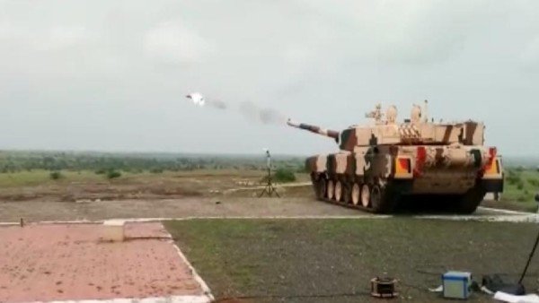 DRDO successfully test fires laser-guided anti-tank guided missile from Arjun tank