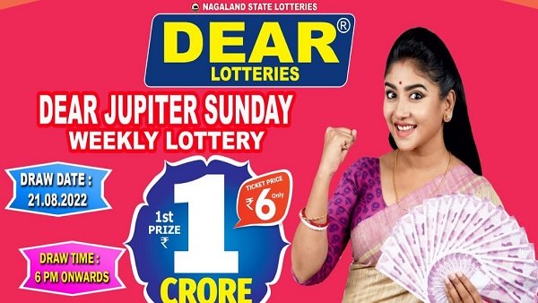 Nagaland lottery results: Check winning numbers for 'Dear Jupiter Sunday Weekly'