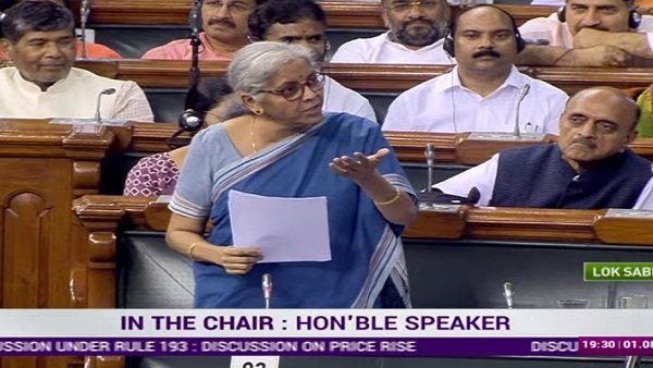 No question of India getting into stagflation or recession: FM Sitharaman in LS