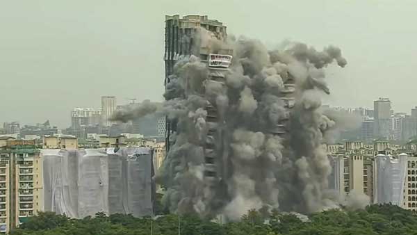 Noida Supertech demolition impact: No damage to residential towers in adjoining Emerald Court