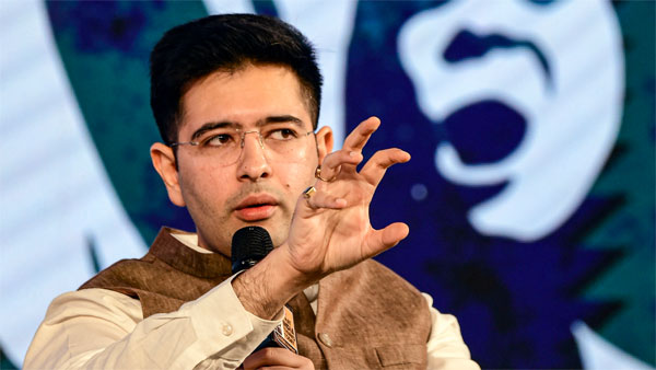 Will only find pencils and geometry boxes at Manish Sisodia's home: Raghav Chadha