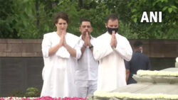 Rajiv Gandhi 78th birth anniversary: Rahul Gandhi, other leaders pay tribute to former Prime Minister