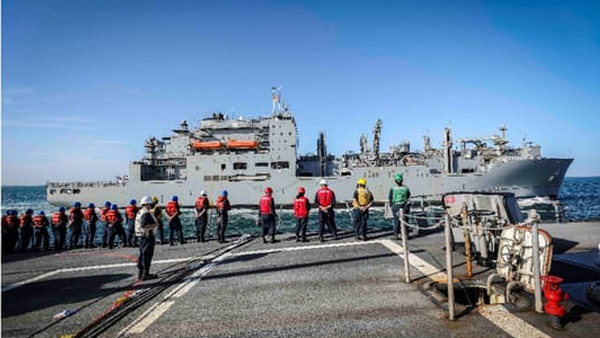 US Navy ship arrives for repair at L&T shipyard in TN