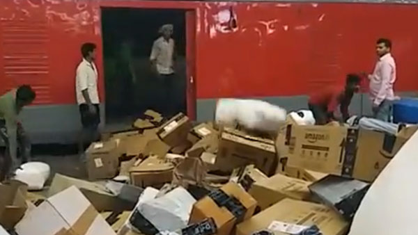 Old video of parcels thrown out of train goes viral; Northeast Frontier railway responds