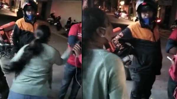 Video of woman thrashing Zomato delivery agent with shoes on road goes viral