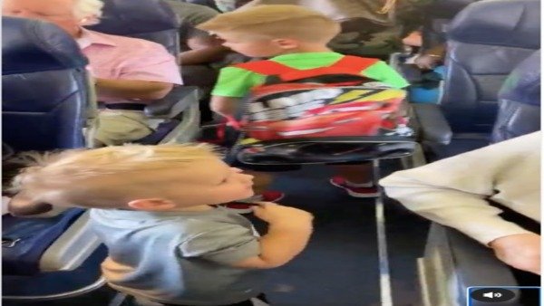 Viral video: Little boy greets every passenger onboard a flight, Internet is all hearts