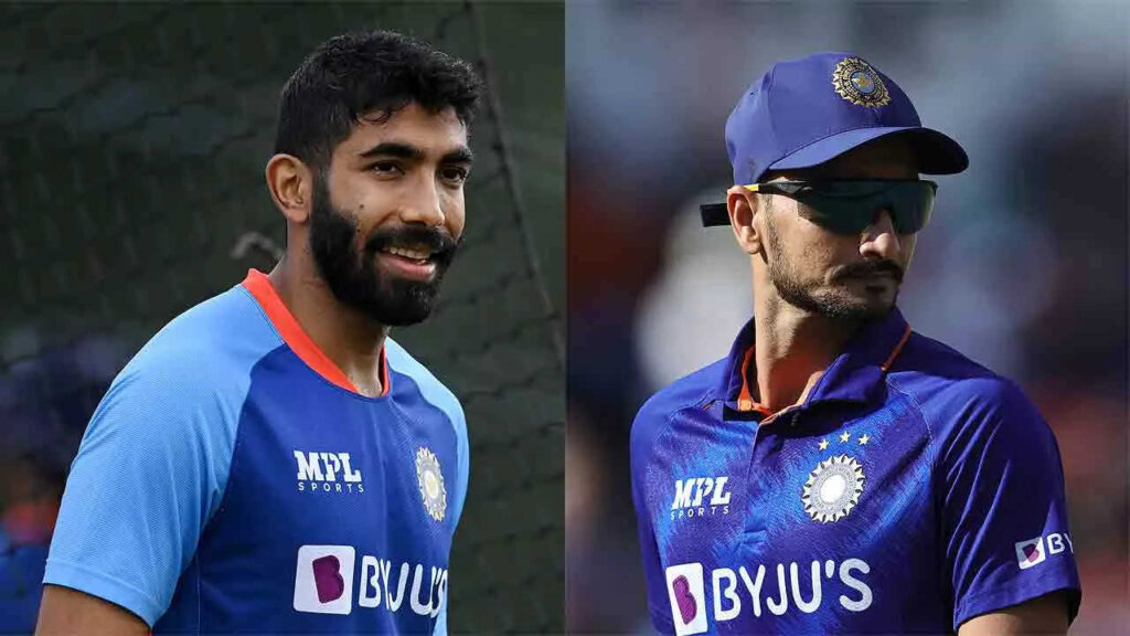 Who makes way for Jasprit Bumrah and Harshal Patel?