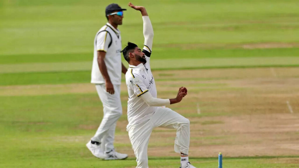 Mohammed Siraj takes five wickets on county debut